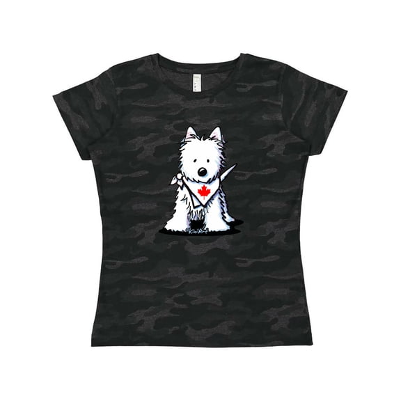 Inktastic Canada Day Westie Women's T-Shirt