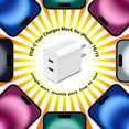 thumbnail image 3 of Cargador Dirsir de doble puerto USB-C de 20 W con carga rápida PD, 3 of 7