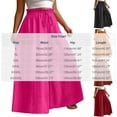 thumbnail image 3 of CLOISE Womens Wide Leg Pants Plus Size Mid Waist Long Pants Elastic Waist Solid Baggy Vacation Outfits Coffee 2XL, 3 of 6