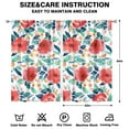 thumbnail image 2 of Floral Blackout Drapes 52x84 Inch Rod Pocket Curtains 2 Panels, Simple and Elegant Style for Any Living Space, 2 of 2