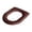 Coffee, variant on Bathroom Products Soft Cover Seat for Toilet Easy Clean Cushion O-type Fabric Durable Platform Item with Comfortable Seat
