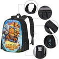 Cartoon Cat Backpack Lightweight Large Capacity Laptop Backpack Travel