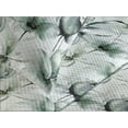 thumbnail image 3 of Ambesonne Floral Quilted Coverlet 3 Pcs, Summer Flowering Exotics Art, Queen Size, Laurel Green and Pale Grey, 3 of 4