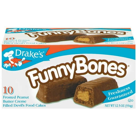 Interstate Brands Drakes Funny Bones, 10 ea