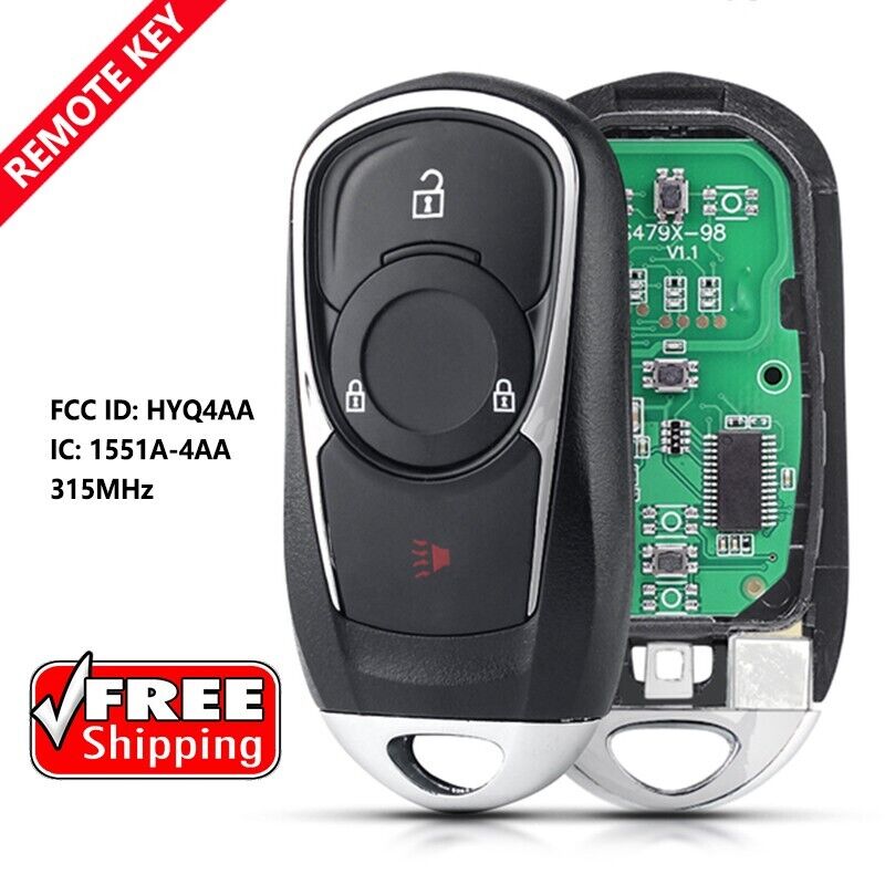 HYQ4AA Smart Remote Key Fob for Buick Encore 2017 2018 2019 2020 2021
