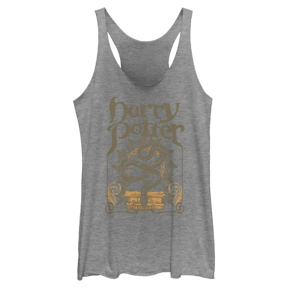 Womens Harry Potter Snake Symbol Racerback Tank