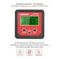 thumbnail image 2 of GemRed Level Angle Meter Digital Angle Meter Inclinometer Level Magnetic Base, 2 of 8