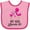 Pink and Fuchsia, variant on Inktastic My Gigi Loves Me with Two Flamingos Boys or Girls Baby Bib