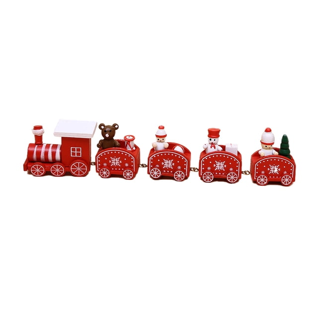Toystoory 1 Uds tren de de Navidad adornos de Navidad Santa Claus juguetes para niños 2021 Navidad Noel accesorios de fiesta en casa regalo de Año Kits de decoración para fiestas uno Toystoory HA007890-01