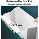 thumbnail image 4 of Foldable Kitchen Trash Can Door Kitchen Wall-mounted Trash Bin Kitchen Can For Car Home Office,only One, 4 of 5