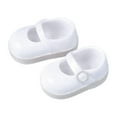 thumbnail image 4 of Almencla Doll Shoes Costume Accessories Dollhouse for Ob11 Action Figure Body 1/12 Dolls Dress up Silicone Miniature Shoes Tiny Shoes White, 4 of 8