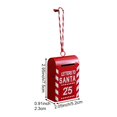thumbnail image 7 of Christmas Tree Hanging Ornament Mailbox Pendant Christmas Decorative Supplies For Home Office Party Hanging Decor, 7 of 7