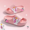thumbnail image 3 of kpoplk Big Kids Cloud slides,Boys Girls Slides Non-slip Summer Beach Pool Shoes Toddler Cartoon Slides Sandals Indoor&Outdoor Garden Slippers Shower Shoes(Pink,1.5), 3 of 4