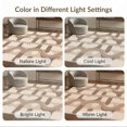 thumbnail image 7 of ODIKA 4'x6' Beige Brown Retro Geometric Abstract Washable Area Rug Mid Century Modern Shapes Dotted Lines Non-Slip, Chair-Friendly, Flatwoven for Home Office, Under Desk, 7 of 7