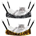 thumbnail image 1 of Hamaca Colgante para Gatos Jetec Reversible Suave y Transpirable 2 piezas, 1 of 7