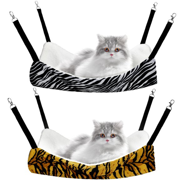 Hamaca Colgante para Gatos Jetec Reversible Suave y Transpirable 2 piezas