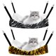 thumbnail image 1 of Hamaca Colgante para Gatos Jetec Reversible Suave y Transpirable 2 piezas, 1 of 7