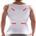 thumbnail image 4 of Mens Body Shaper Vest Under Shirt Waist Back Support, 4 of 4