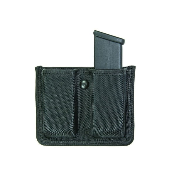 Hero's Pride Ballistic Open Double Magazine Case, Bullets-to-Side, Medium Fit
