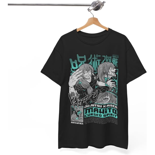Jujutsu Mahito Anime T-Shirt Unisex Kaisen Anime Japanese Cotton