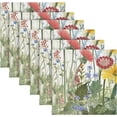 thumbnail image 6 of GZHJMY Wild Flower Cloth Napkins Set of 6,Reusable Washable Polyester Dinner Table Napkins for Kitchen,Dining,Restaurant,Party Decoration, 6 of 7