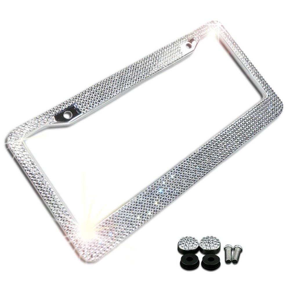 Chrystal Bling License Plate Cover