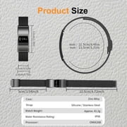 VOPOCO Smart Bracelet with 2 Bands, Sleep Detection Bracelet with Multiple Sport Modes, Pedometer Smart Bracelet for Women Men Android iOS