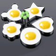 thumbnail image 2 of Molde moldeador de tortilla de huevo frito de acero inoxidable, herramientas de cocina, accesorios de cocina, anillos de Gadget, 5 estilos, 2 of 4