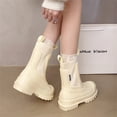 thumbnail image 3 of YOURDIARY Womens Rain Boots Short Ankle Chelsea Boots Waterproof Garden Shoes Slip-Resistant, 3 of 6