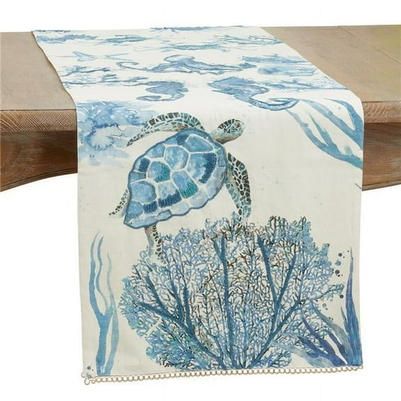 Saro Lifestyle Sea Life Table Runner