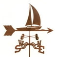 thumbnail image 1 of EZ Vane EZ1608-4S Sailboat Weathervane with Four Sided Mount, 1 of 1