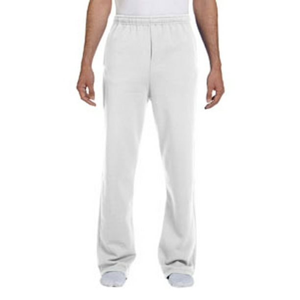 open bottom fleece sweatpants