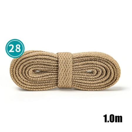 

Casual Sports Shoe Shoelaces Solid Color Korean Style Sneaker Flat Shoelace 28