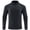 Gray, variant on Raeneomay Long Sleeve Shirts for Men Sport Lightweight Breathable Solid Color Round Collar Long Sleeve Tops