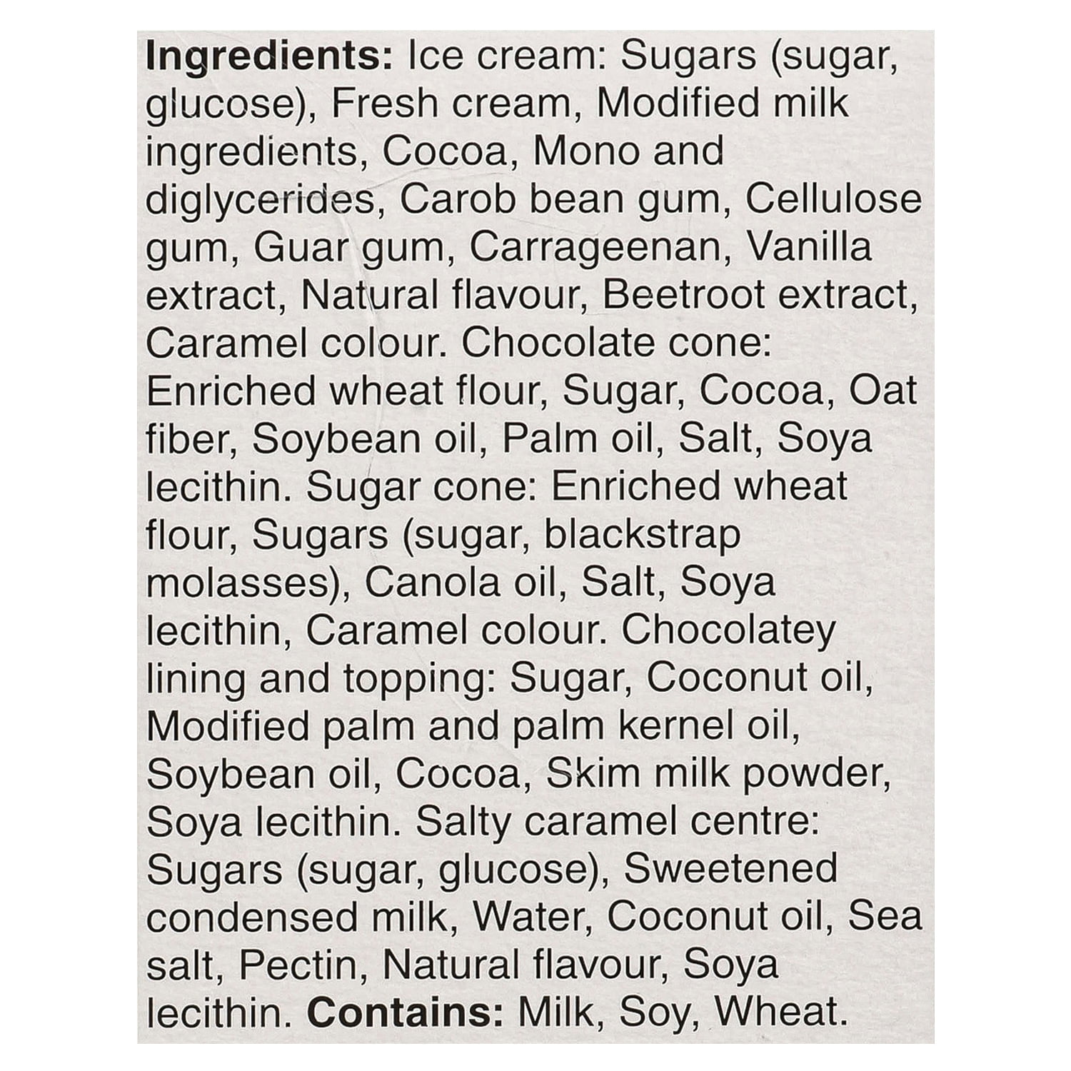 Chapman's Super Cone Twister - Vanilla and Chocolate Ice Cream with a salty caramel centre, in a Box., CHAP SALTY CAR TWISTER