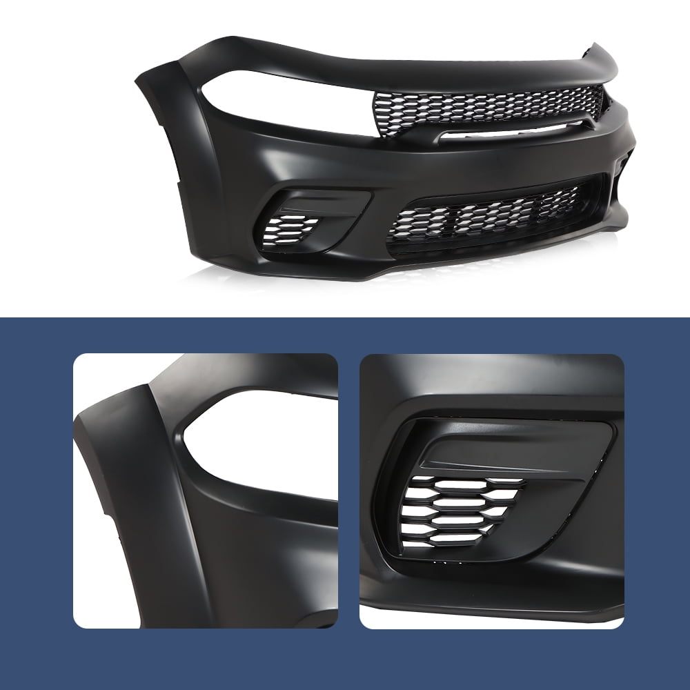 Front Rear Bumper Body Kit Widebody Fit for 2015-2023 Dodge Charger Hellcat Style