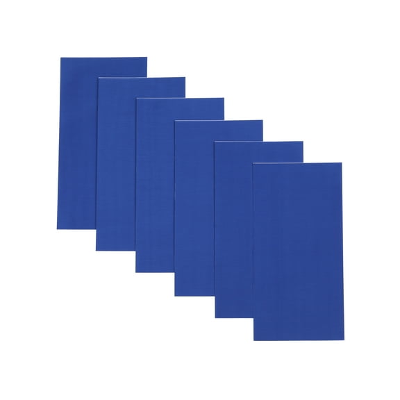 I-MART 6 Pcs Repair Patch, Self Adhesive Nylon Patches for Down Jacket Fabric, 8"x4" Blue, Waterproof Fabric Patches Self Adhesive for Jackets, Down Jacket Repair Patch, Nylon Repair Patch, Cloth Pat