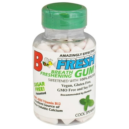 B Fresh - Breath Freshening Sugar Free Gum Cool Spearmint - 100