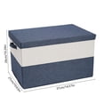 thumbnail image 4 of Sentmoon Storage for Clothes Comforter Storage Foldable Wardrobe Storage Box Extra-Large Clothing Storage Bin Bedroom Home Organization Box Storage Trunk, 4 of 7