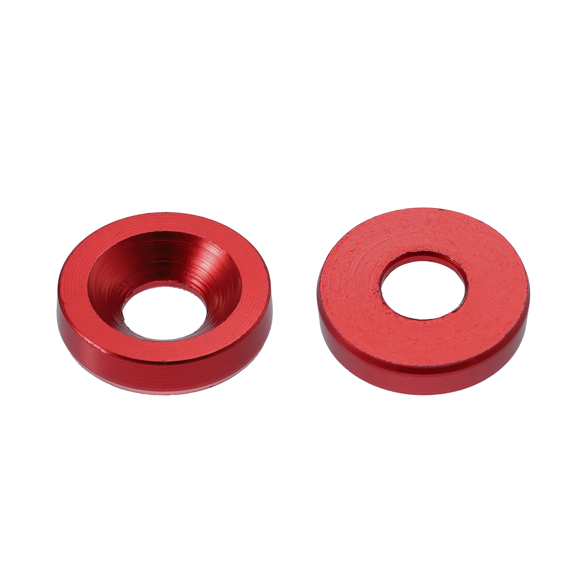 Kit 20 Boulons M6 Rouge Foncé Avec Rondelles - Pour Moto & Voiture, Pare-chocs, Plaque D’Immatriculation - 2