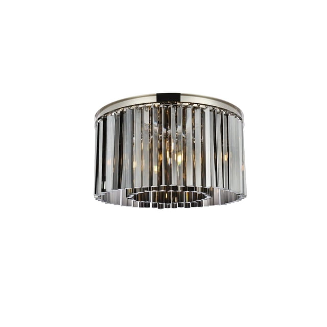 Elegant Lighting Sydney 26" 8 Light Royal Crystal Flush Mount