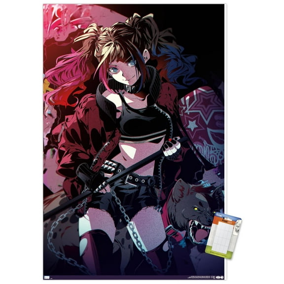 DC Comics - Harley Quinn Anime - Hyena Wall Poster, 22.375" x 34"