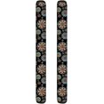 thumbnail image 5 of NETILGEN Boho Floral Black Refrigerator Door Handle Covers Pack of 2, Kitchen Appliance Armrest Decoration Mat Non-Slip for Fridge Dishwashers Microwave Home Kitchen Indoor Decor, 5 of 5