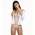 thumbnail image 6 of Joyshaper Women Waist Trainer Bodysuit Tummy Control Full Body Shaper Briefs Sexy Wrap V Neck Straps Leotard Beige XL, 6 of 6