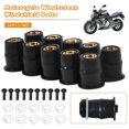 thumbnail image 4 of 30/10Pcs M5/M6 Convex Rubber Well Rivet Nuts Black For Motorcycle Windshield Kayaking ATV Automoboile Accessories, 4 of 5