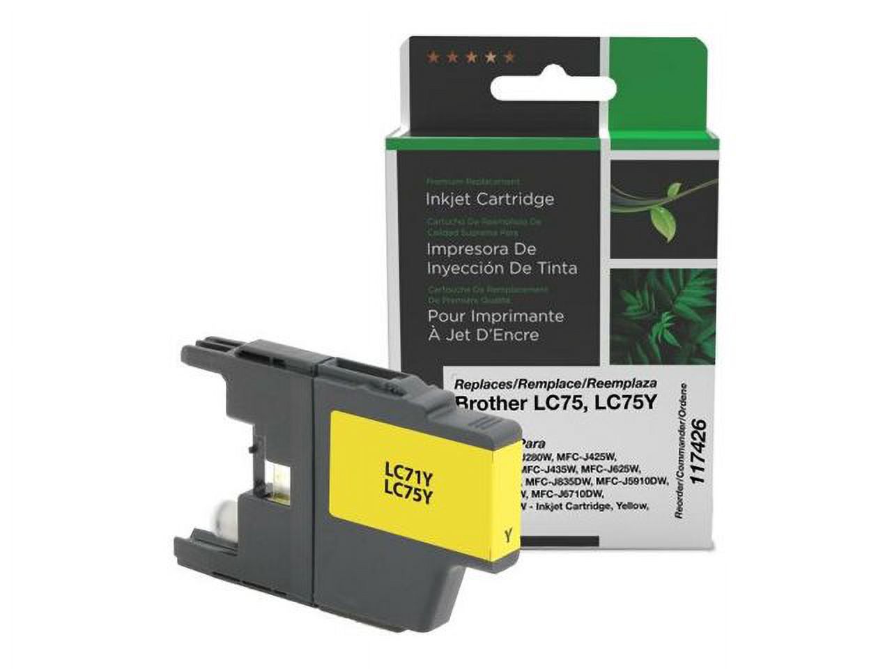 Clover Imaging Non-OEM New High Yield Yellow Cartridge for LC71/LC75