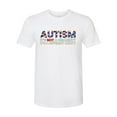 thumbnail image 3 of Autism Awareness Puzzle | Autism Is Not A Disablity Itâ€™s A Different Abilty Inspirational Christian Mens Premium Tri Blend T-Shirt, True White, Large, 3 of 5