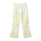 thumbnail image 5 of WILLBEST Jeans Mujer Pantalones Vaqueros de Pierna Ancha para Mujer, de Cintura Alta, Informales, Holgados, Con Estampado Floral de Los Años 90, a La Moda, Cómodos y Elásticos. Chica, 5 of 6