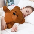 thumbnail image 3 of WOWMAX Giant Teddy Bear Daney Cuddly Stuffed Plush Animals Daney Teddy Bear Toy Doll for Birthday Christmas Dark Brown 10 Inches, 3 of 5