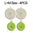 thumbnail image 1 of Silicone Kitchen Utensils Fresh-keeping Stretch Universal Bowl Cover Refrigerator Microwave Oven Sealed Medium-Large-4PCS, 1 of 6